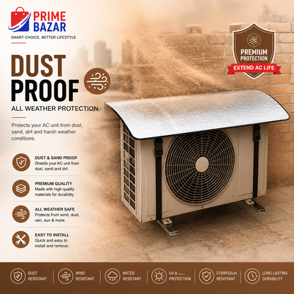 AC Outdoor Unit Cover – Waterproof, UV Resistant & All-Weather Protection